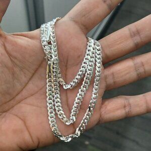 925 sterling silver Miami cuban chain 24 inches